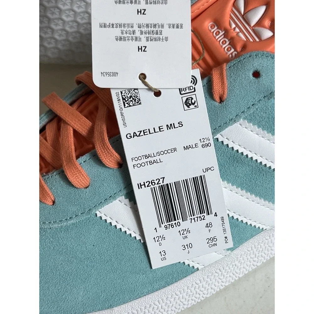 Adidas Gazelle X Inter Miami Sneakers Mens Size 13 MLS Archive collection IH2627